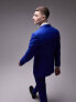 Фото #4 товара Пиджак Topman Blue Slim Fit 2 Button Coat