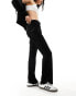 Фото #2 товара Pieces velour flare tracksuit trousers co-ord in black