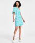 ფოტო #7 პროდუქტის Women's One-Shoulder Mini Dress, Created for Macy's