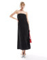 Фото #3 товара & Other Stories strapless maxi column dress in black