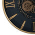 Фото #6 товара Настенное часы Чёрный Позолоченный Стеклянный Железо 59 x 8,5 x 59 cm (3 штук)