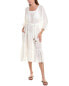 Фото #1 товара Lisa Marie Fernandez Laure Linen-Blend Midi Dress Women's