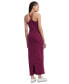 ფოტო #2 პროდუქტის Women's Badge Ribbed Tank Dress