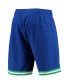 Фото #2 товара Men's Blue Dallas Mavericks 1998 Hardwood Classics 75th Anniversary Swingman Shorts