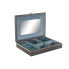 Фото #2 товара Шкатулка DKD Home Decor Серебристый Небесный синий Деревянный Алюминий 27,5 x 20 x 5,4 cm