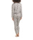 ფოტო #7 პროდუქტის Women's Hacci Printed Pajama Set