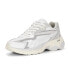 Фото #3 товара Puma Teveris Nitro Thrifted Lace Up Womens White Sneakers Casual Shoes 39109501