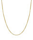 ფოტო #1 პროდუქტის Box Link 20" Chain Necklace (0.5mm) in 18k Gold
