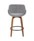 Фото #10 товара Барный стул из ткани LumiSource Fabrico