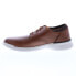 Фото #10 товара Clarks Donaway Plain 26163452 Mens Brown Leather Oxfords Plain Toe Shoes