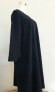 Charter Club Women's Keyhole Ruffled Sleeve Shift Dress Navy XXL