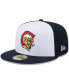 Фото #1 товара Men's White, Navy Charleston RiverDogs Marvel x Minor League 59FIFTY Fitted Hat