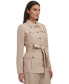 Фото #3 товара Пиджак с завязкой Calvin Klein для женщин из льняного микса
