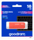 GoodRam UME3 - 16 GB - USB Type-A - 3.2 Gen 1 (3.1 Gen 1) - 60 MB/s - Cap - Orange