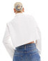 Something New X Chloe Frater ultimate wide sleeve layering shirt in white M - фото #8