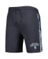 ფოტო #3 პროდუქტის Men's Charcoal Seattle Kraken Team Stripe Shorts