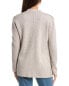 Фото #2 товара Forte Cashmere Notch Collar Cashmere Cardigan Blazer Women's Xl