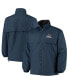 Фото #1 товара Men's Navy Chicago Bears Triumph Fleece Full-Zip Jacket