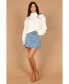 ფოტო #3 პროდუქტის Women's Christie Fringe Knit Sweater