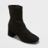 Women's Dolly Ankle Boots - A New Day Black 10