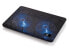 Фото #1 товара Conceptronic THANA Notebook Cooling Pad - Fits up to 15.6" - 2-Fan - 39.6 cm (15.6") - 2 pc(s) - 12.5 cm - Black - Aluminium - USB