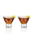Raye Gem Crystal Martini Glasses, Set of 2, 7.5 Oz