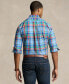 ფოტო #2 პროდუქტის Men's Big & Tall Plaid Cotton Oxford Shirt