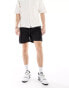 ONLY & SONS pull on technical cargo short in black