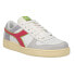 Фото #3 товара Diadora Magic Basket Low Lace Up Womens Grey, White Sneakers Casual Shoes 17855