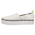 Фото #3 товара TOMS Alpargata Boardwalk Platform Womens White Sneakers Casual Shoes 10016535T