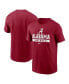 Фото #1 товара Men's Crimson Alabama Crimson Tide Football T-Shirt