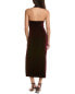 Фото #2 товара Nicholas Nabine Velvet Halter Midi Dress Women's