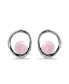 ფოტო #2 პროდუქტის Silver Plated Multi Genuine Stone Stud Earrings