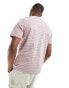 Фото #8 товара Farah oakland stripe t-shirt in pink