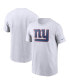 Фото #1 товара Men's White New York Giants Primary Logo T-shirt