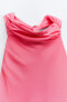 Фото #8 товара Платье из прозрачной ткани с принтом ZARA