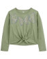 Фото #3 товара Kid Butterfly Tie-Front Jersey Tee 7