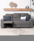 Фото #17 товара Maggie 90" Fabric with Console Manual Reclining Sofa