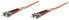 Фото #3 товара IC Intracom Fibre Optic Patch Cable - OM1 - ST/ST - 2m - Orange - Duplex - Multimode - 62.5/125 µm - LSZH - Fiber - Lifetime Warranty - Polybag - 2 m - OM1 - ST - ST - Male/Male - Orange