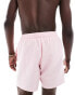 ASOS DESIGN swim shorts in mid length in light pink