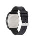 Unisex Three Hand Project Two Black Resin Strap Watch 38mm