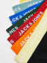 Фото #4 товара Jack & Jones 7 pack trunks in black with multi colour waistband