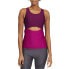 Фото #1 товара Топ PUMA Forever Luxe Scoop Neck Tank­ Pink Casual Athletic