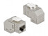 Фото #2 товара Delock 86997 - Angled - Silver - White - RJ-45 - RJ-45 - Female - Female