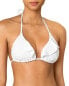 Shoshanna 296844 Women Ruffle Triangle Bikini Top Swimwear Size B/C
