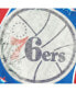 ფოტო #5 პროდუქტის Men's Philadelphia 76Ers Red Hardwood Classics 75th Anniversary Authentic Warmup Full-Snap Jacket