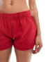 Stradivarius jersey short in red