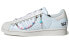 adidas originals Superstar 舒适休闲 耐磨 低帮 板鞋 女款 浅蓝 / Кроссовки Adidas originals Superstar HP7827