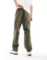 Фото #3 товара HUGO Red garlo cargo trousers in khaki green