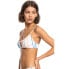 Фото #5 товара Плавательный топ Roxy Sd Beach Classics Bralette Bikini - Печатный, бра-лет для женщин - Умеренная поддержка - Съемные вкладыши - ROXY резиновая нашивка - 87% Переработанный нейлон, 13% Эластан